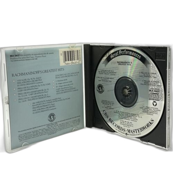 Rachmaninoff : Greatest Hits CD CBS Records Classical Music - Picture 2 of 3